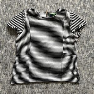 C. Wonder Striped Block Top
